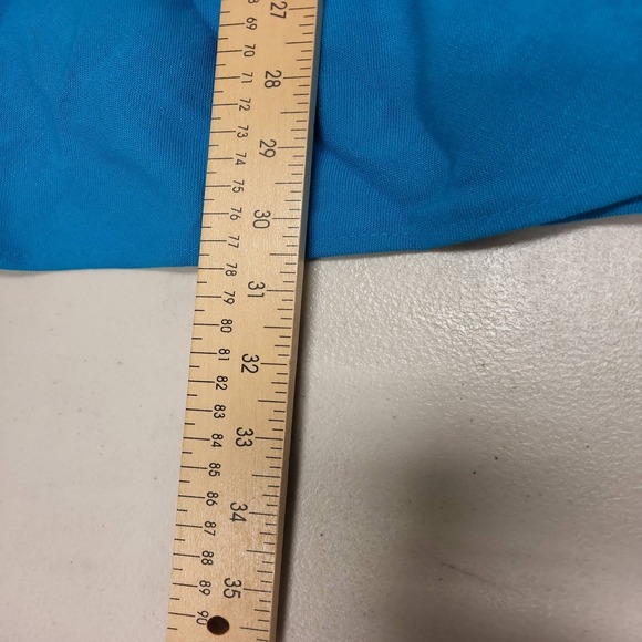 Julian Taylor New York Dress Size 10 Blue Teal Button Front Career Work - Picture 7 of 16